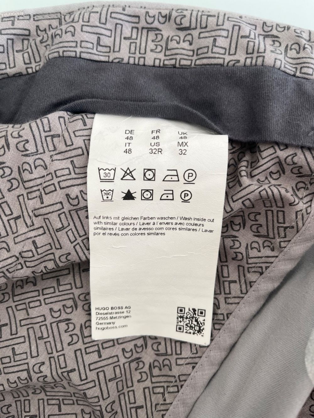 Hugo Boss Grey Chinos 32R - Picture 5 of 5